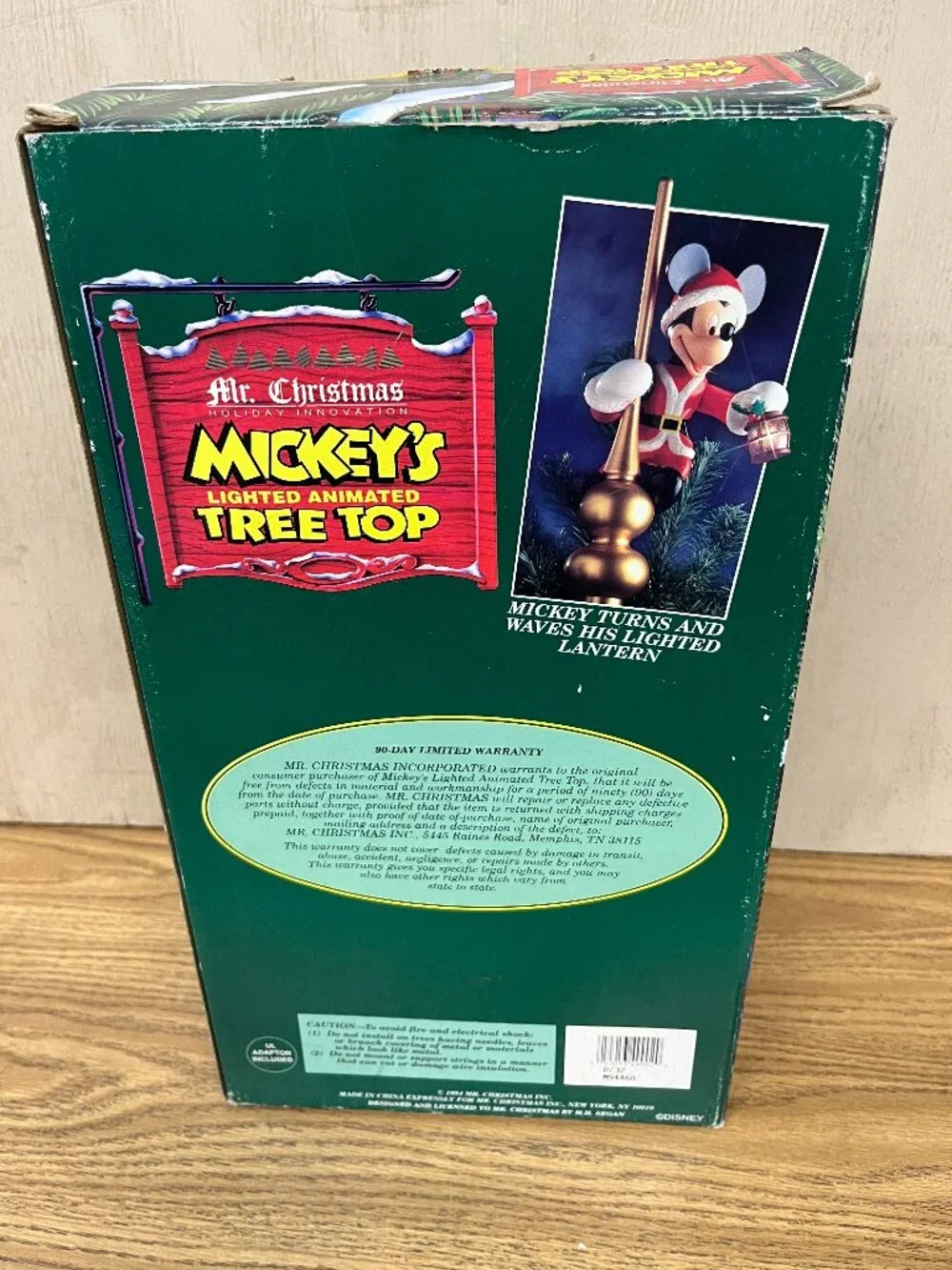 Vintage Mr Christmas Mickey Mouse Tree Topper 94' Mr. Christmas